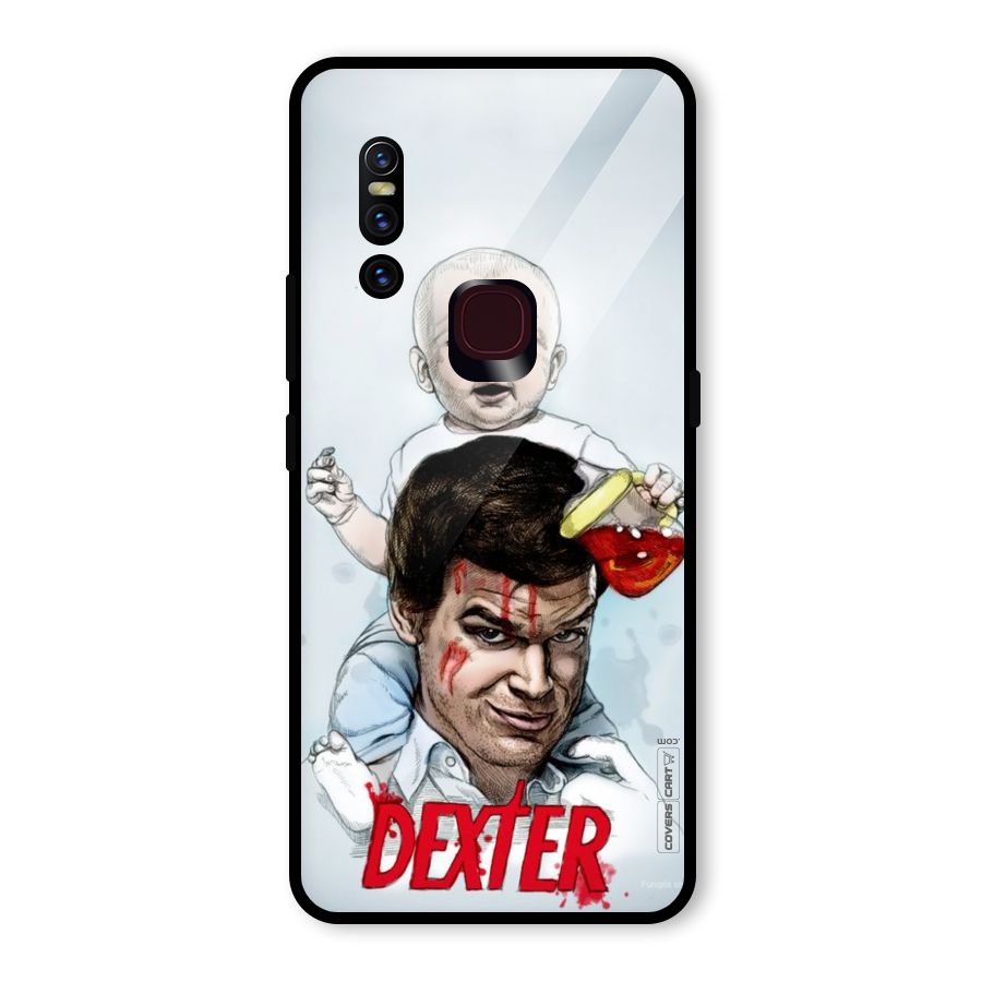 Dexter Artwork Glass Back Case for Vivo V15