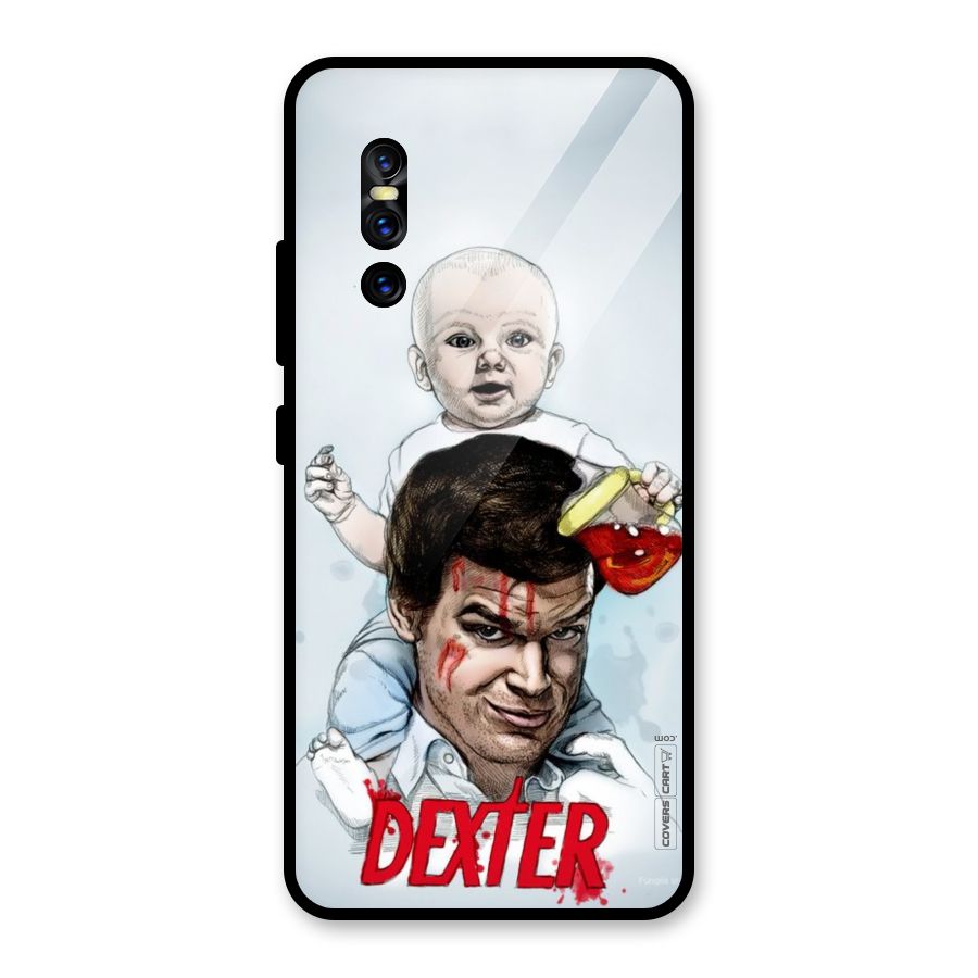 Dexter Artwork Glass Back Case for Vivo V15 Pro
