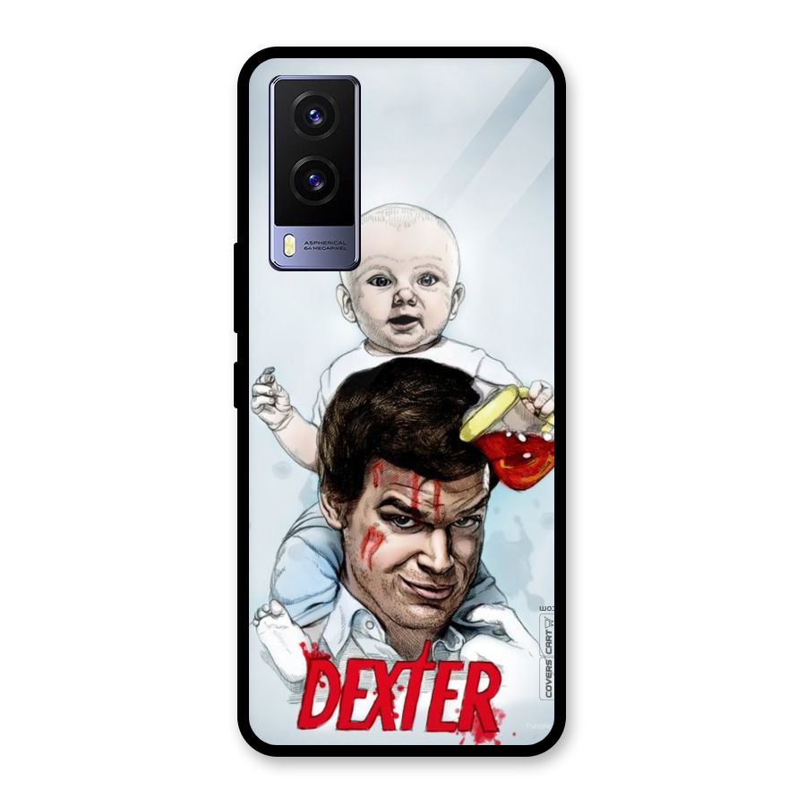 Dexter Artwork Glass Back Case for Vivo V21e 5G