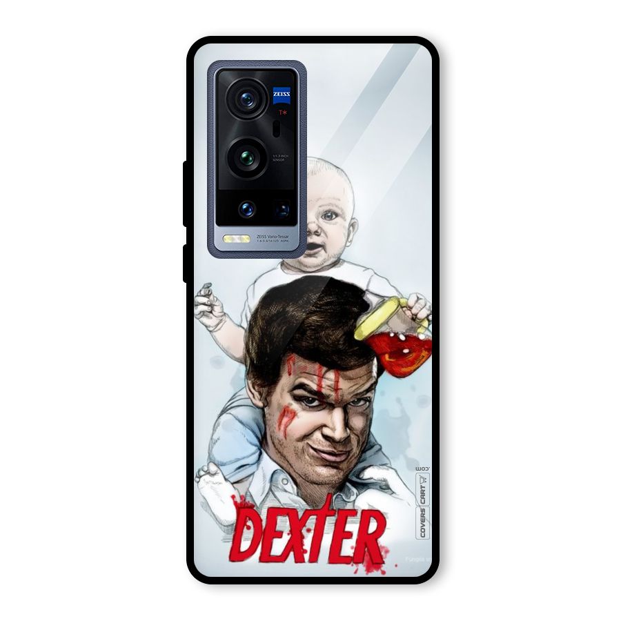 Dexter Artwork Glass Back Case for Vivo X60 Pro Plus