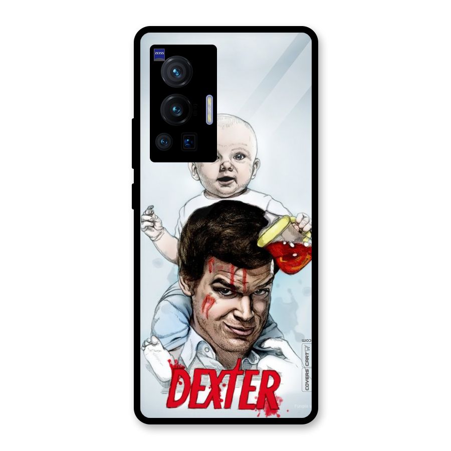 Dexter Artwork Glass Back Case for Vivo X70 Pro