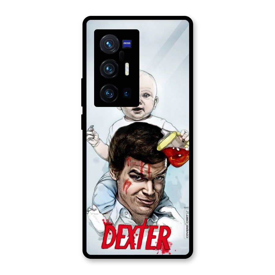 Dexter Artwork Glass Back Case for Vivo X70 Pro Plus