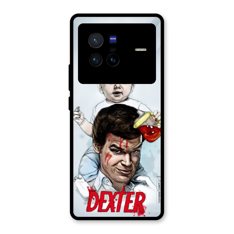 Dexter Artwork Glass Back Case for Vivo X80