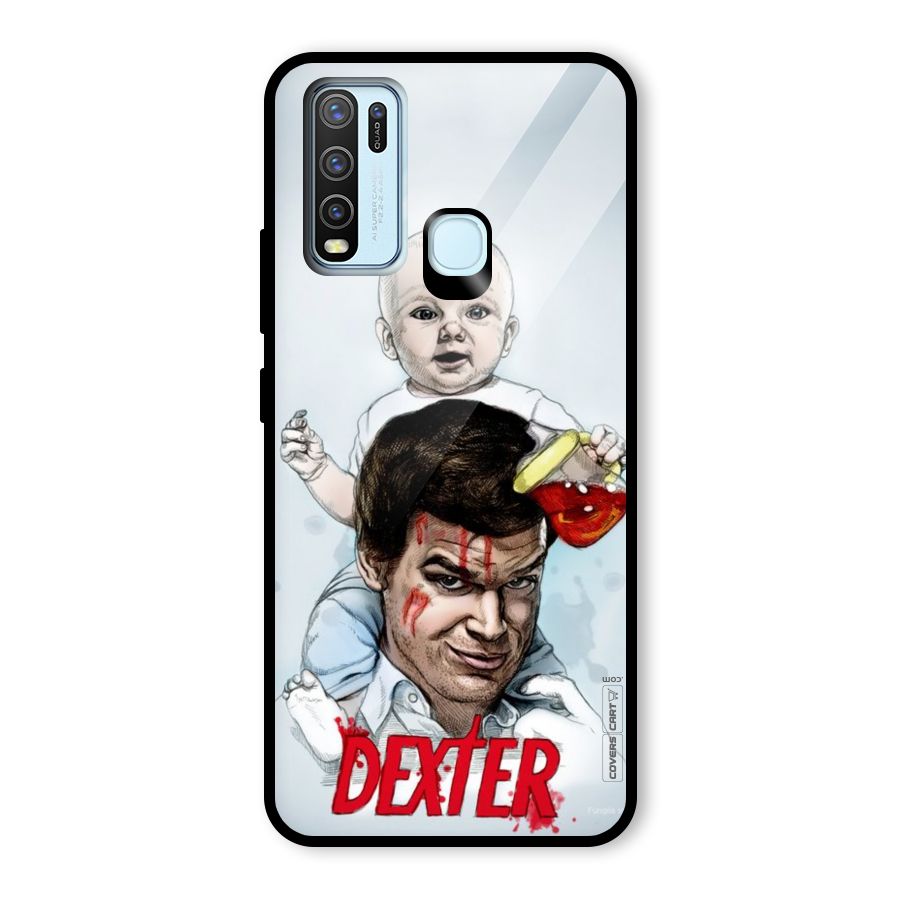 Dexter Artwork Glass Back Case for Vivo Y30