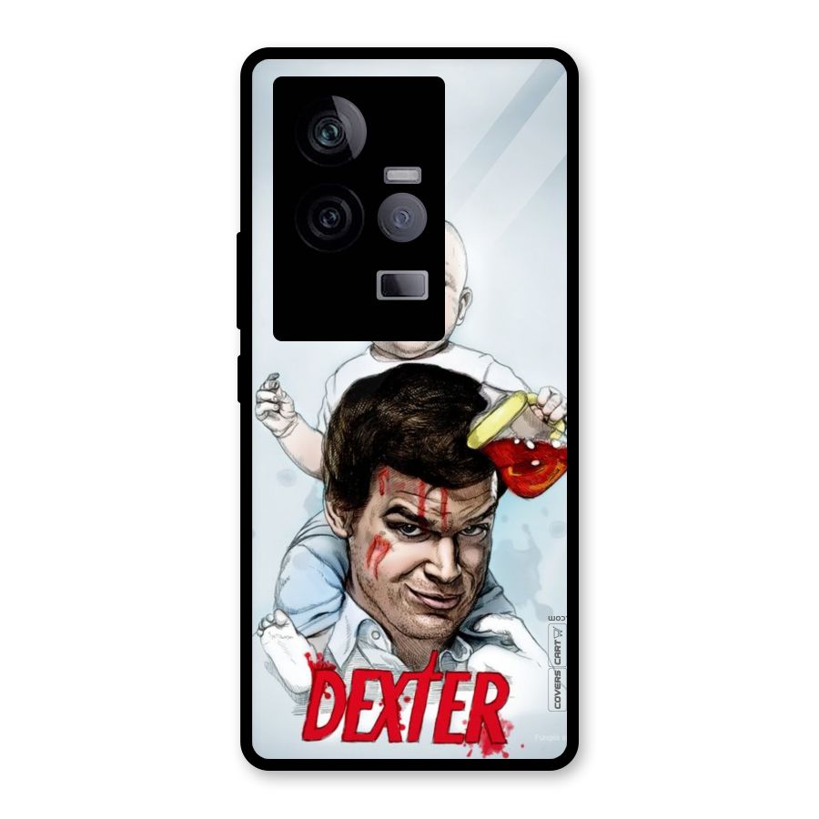 Dexter Artwork Glass Back Case for Vivo iQOO 11 5G