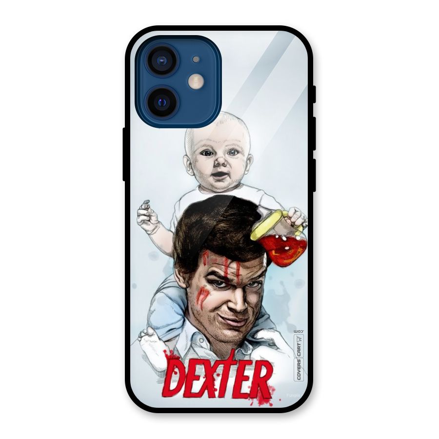Dexter Artwork Glass Back Case for iPhone 12 Mini