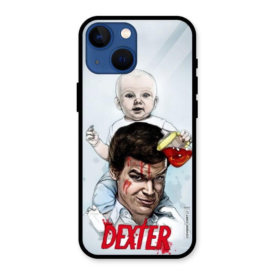 Dexter Artwork Glass Back Case for iPhone 13 Mini