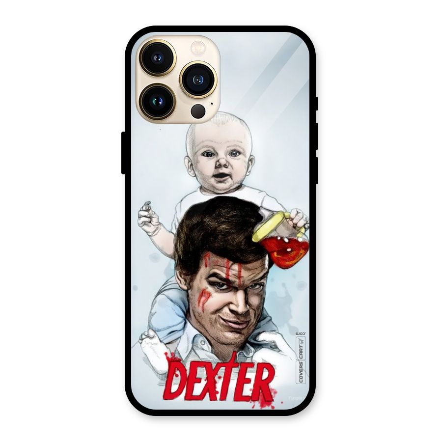 Dexter Artwork Glass Back Case for iPhone 13 Pro Max