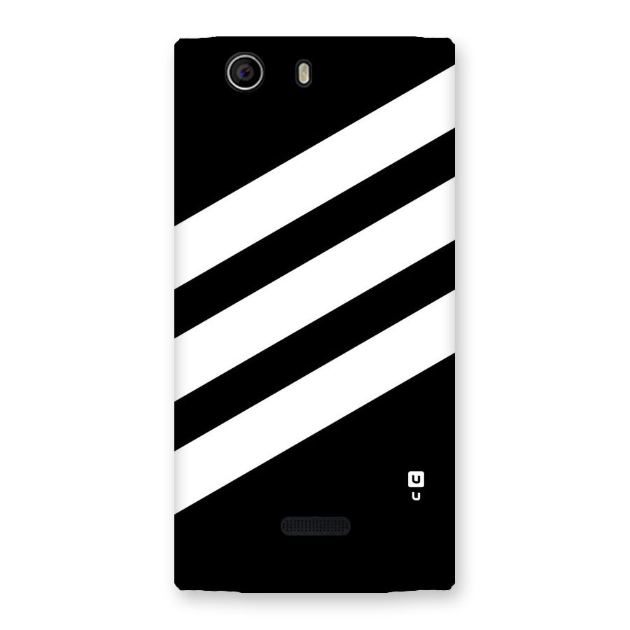 Diagonal Classic Stripes Back Case for Canvas Nitro 2 E311