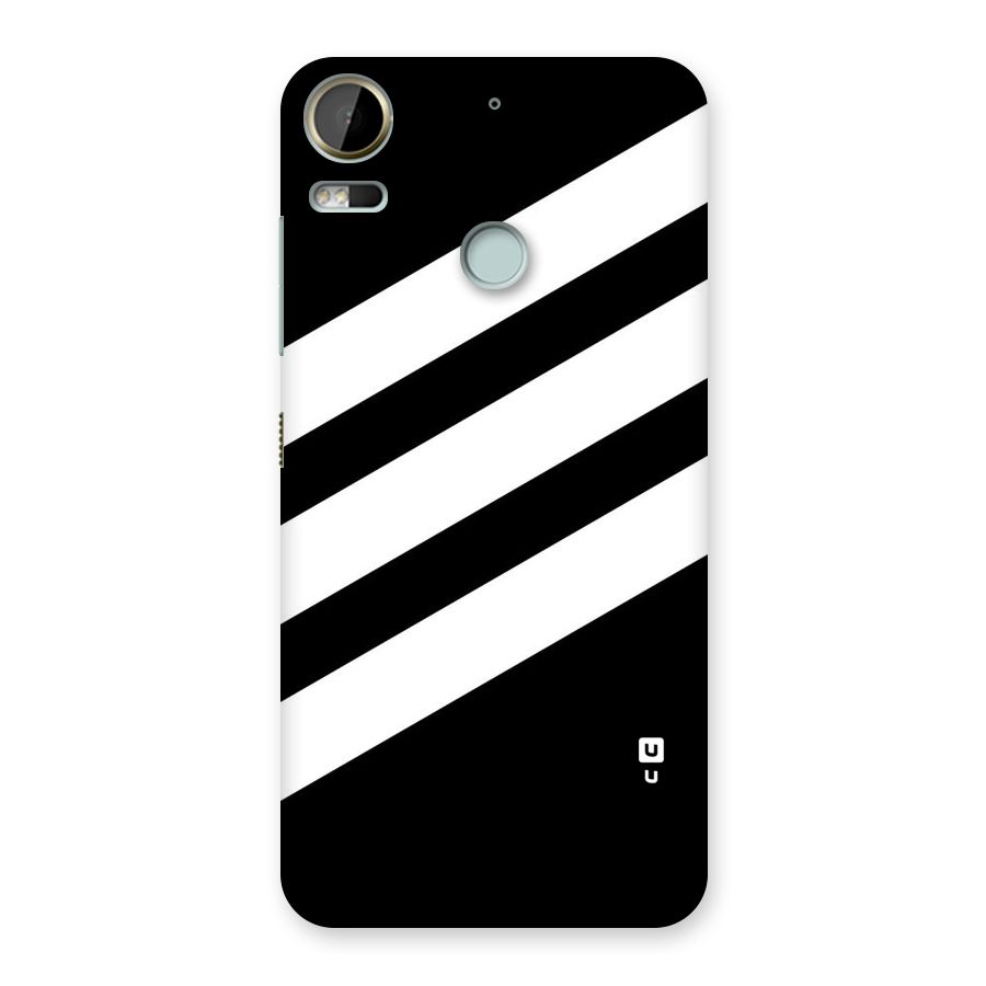 Diagonal Classic Stripes Back Case for Desire 10 Pro