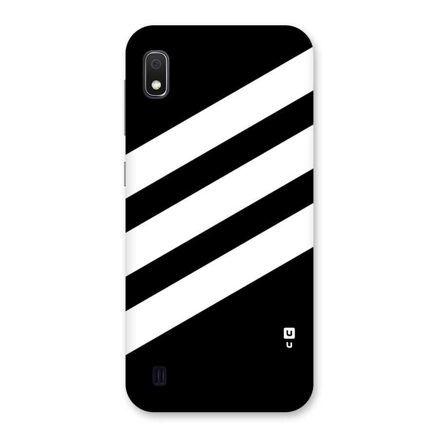 Diagonal Classic Stripes Back Case for Galaxy A10
