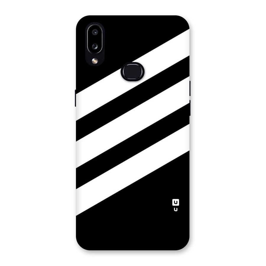 Diagonal Classic Stripes Back Case for Galaxy A10s