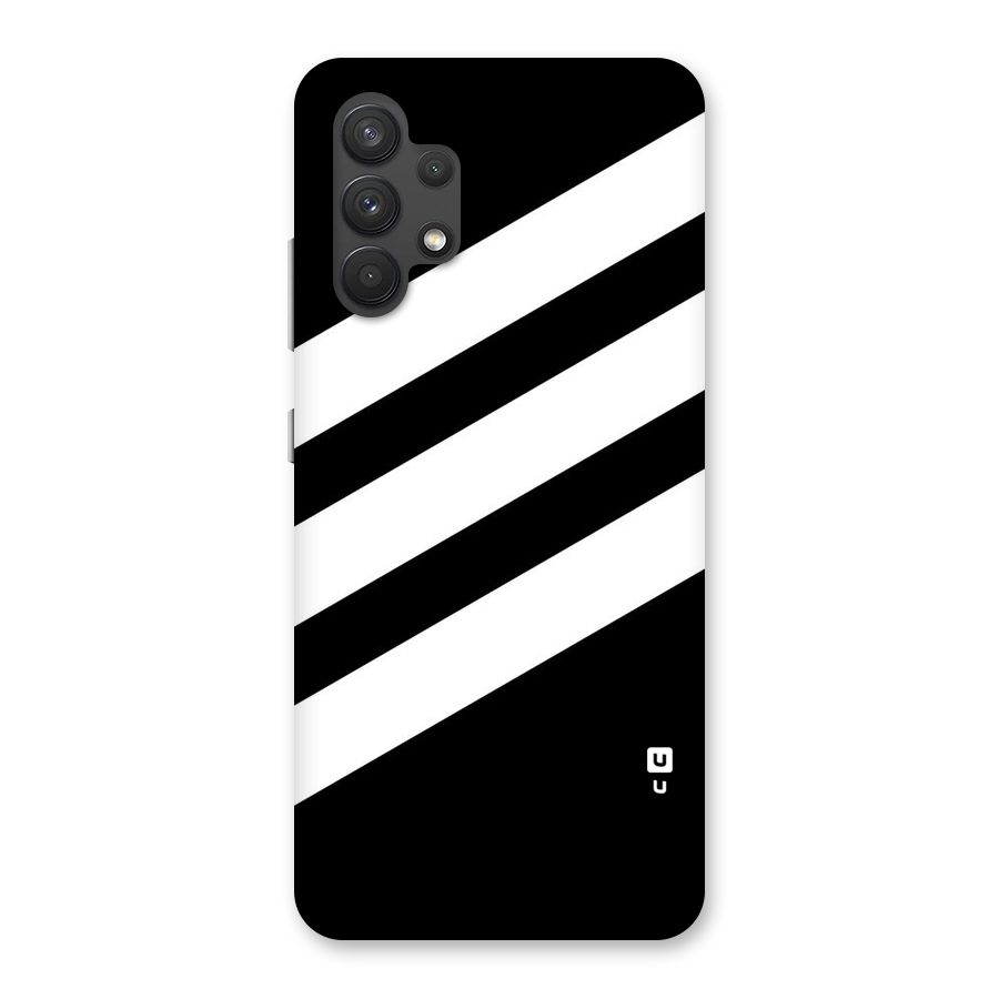 Diagonal Classic Stripes Back Case for Galaxy A32