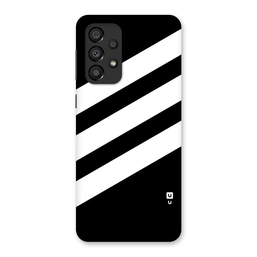 Diagonal Classic Stripes Back Case for Galaxy A33 5G