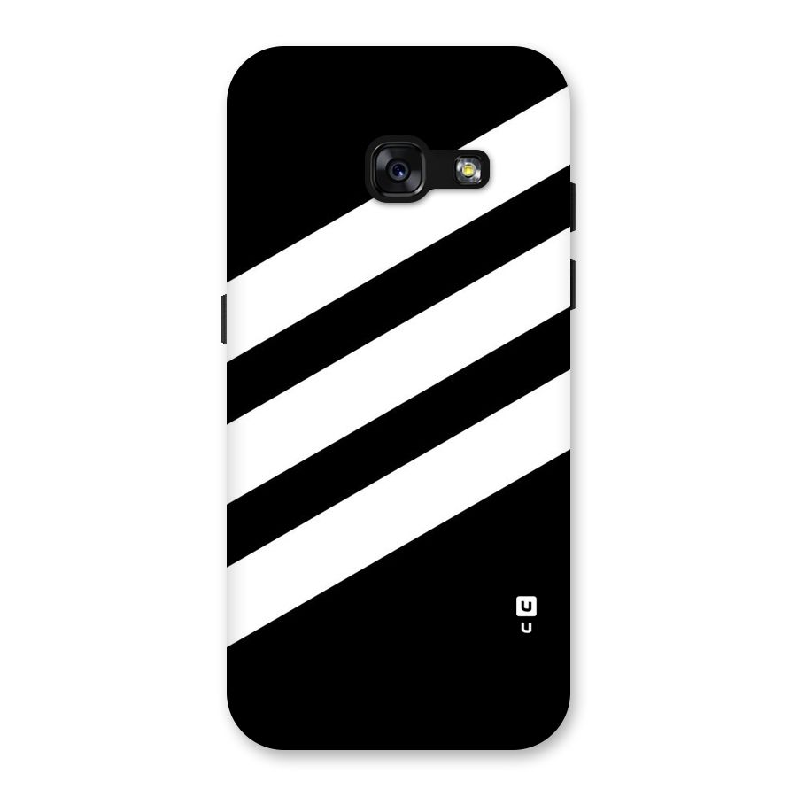 Diagonal Classic Stripes Back Case for Galaxy A3 (2017)