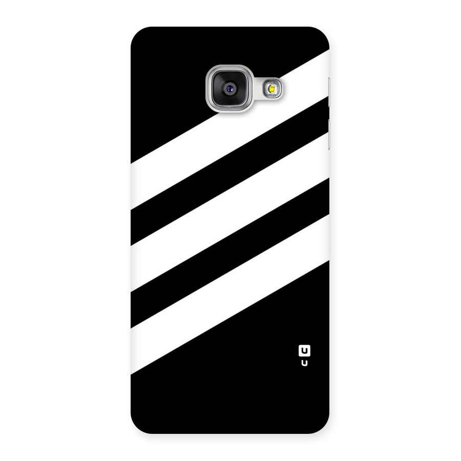 Diagonal Classic Stripes Back Case for Galaxy A3 2016