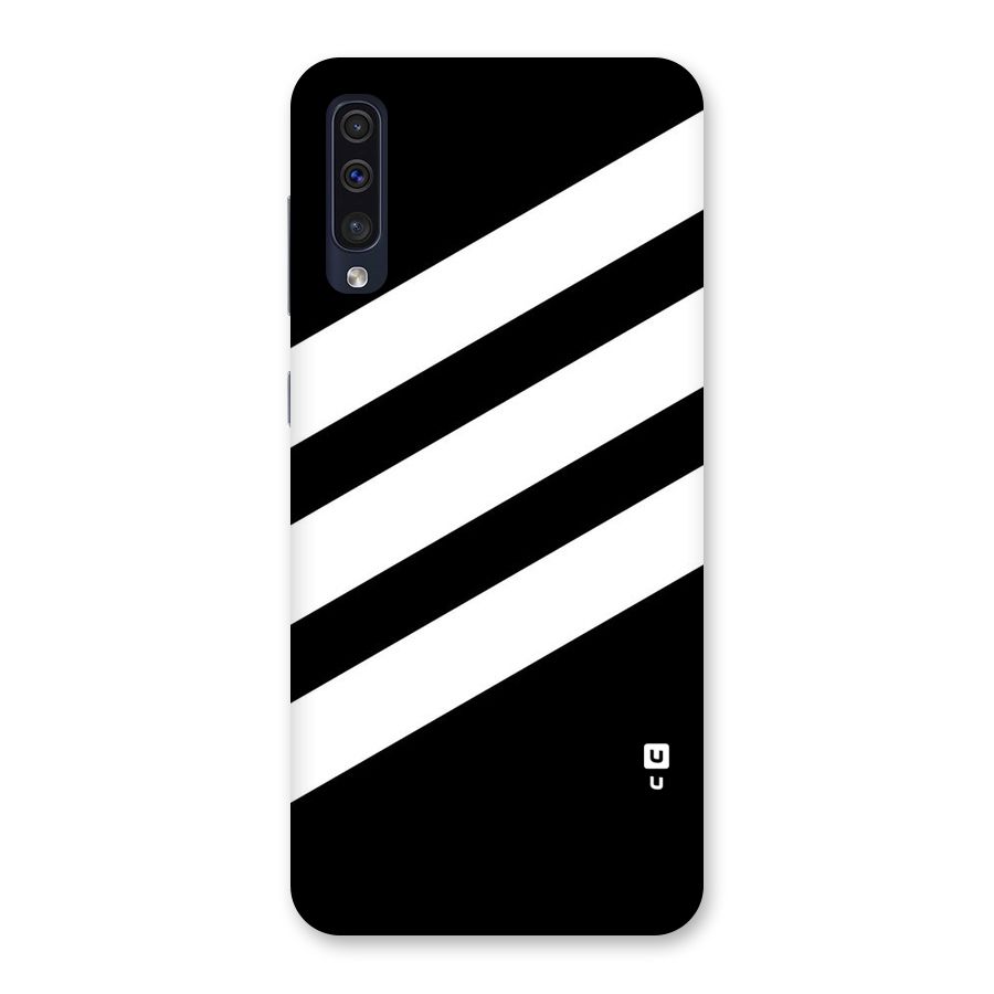 Diagonal Classic Stripes Back Case for Galaxy A50