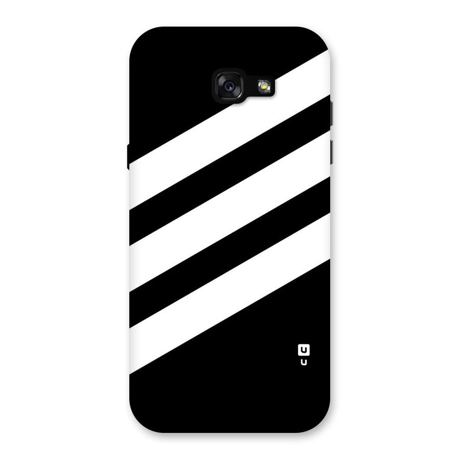 Diagonal Classic Stripes Back Case for Galaxy A7 (2017)