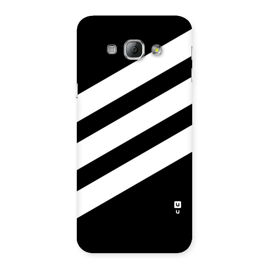 Diagonal Classic Stripes Back Case for Galaxy A8