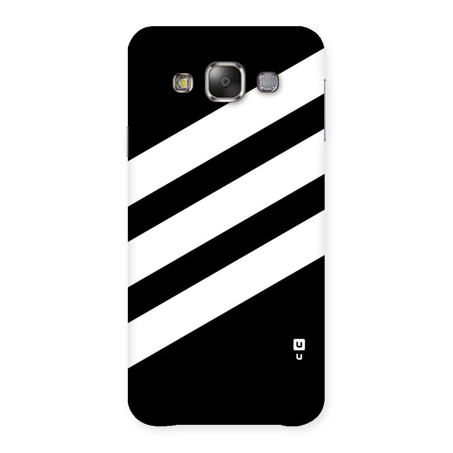 Diagonal Classic Stripes Back Case for Galaxy E7