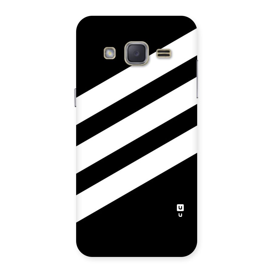 Diagonal Classic Stripes Back Case for Galaxy J2