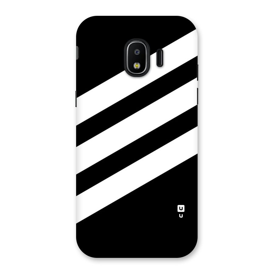 Diagonal Classic Stripes Back Case for Galaxy J2 Pro 2018