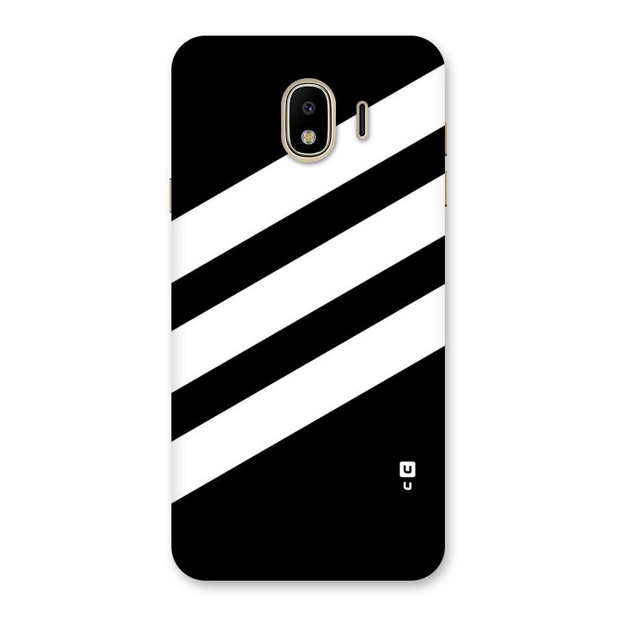 Diagonal Classic Stripes Back Case for Galaxy J4