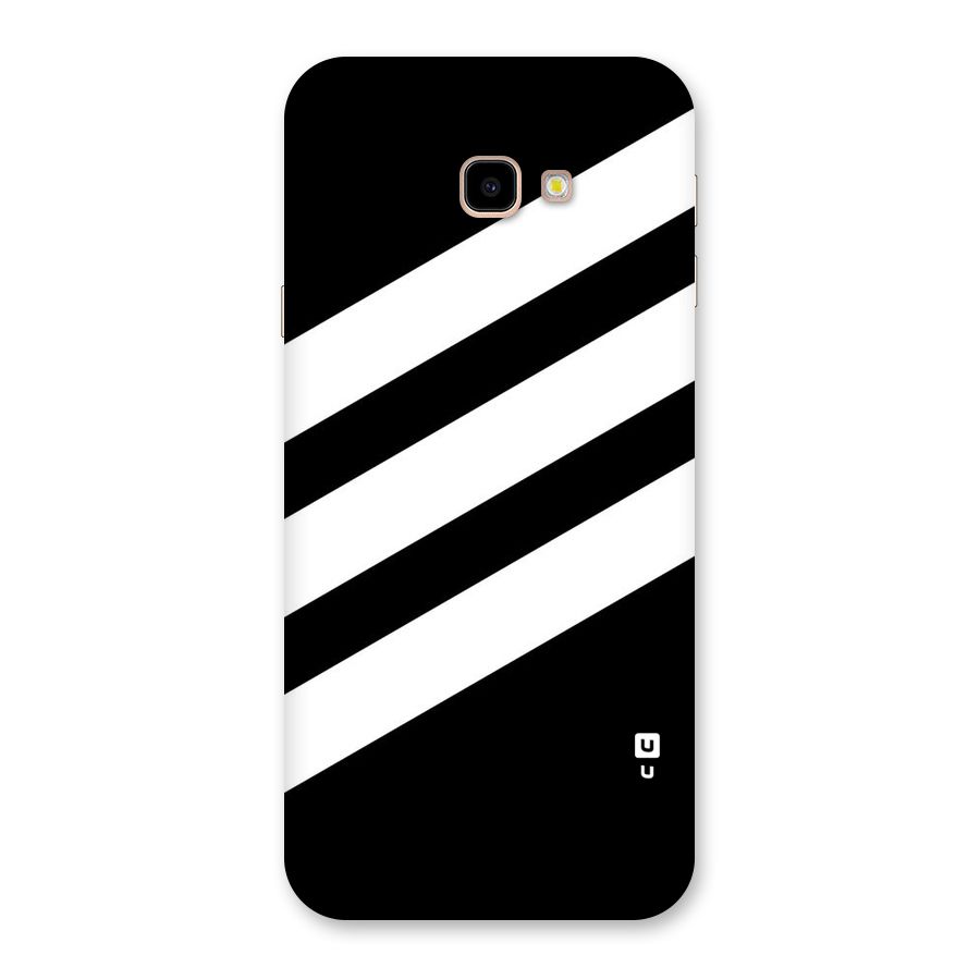 Diagonal Classic Stripes Back Case for Galaxy J4 Plus