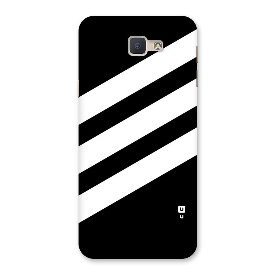 Diagonal Classic Stripes Back Case for Galaxy J5 Prime