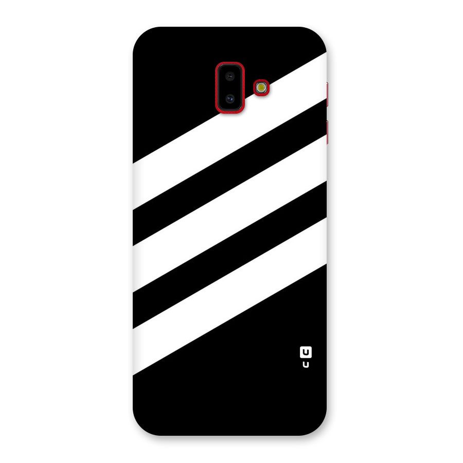 Diagonal Classic Stripes Back Case for Galaxy J6 Plus