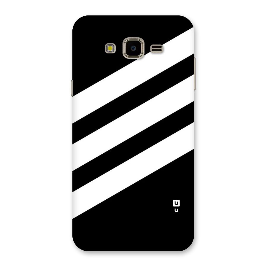 Diagonal Classic Stripes Back Case for Galaxy J7 Nxt