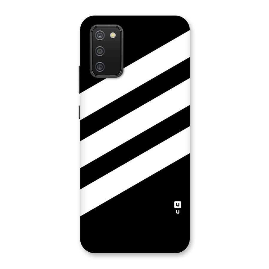 Diagonal Classic Stripes Back Case for Galaxy M02s