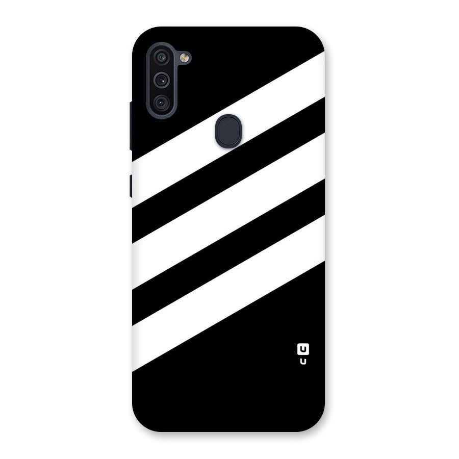 Diagonal Classic Stripes Back Case for Galaxy M11