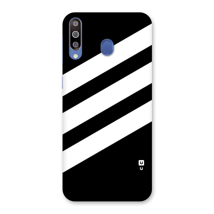 Diagonal Classic Stripes Back Case for Galaxy M30