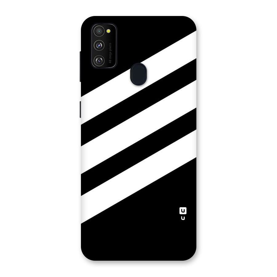 Diagonal Classic Stripes Back Case for Galaxy M30s