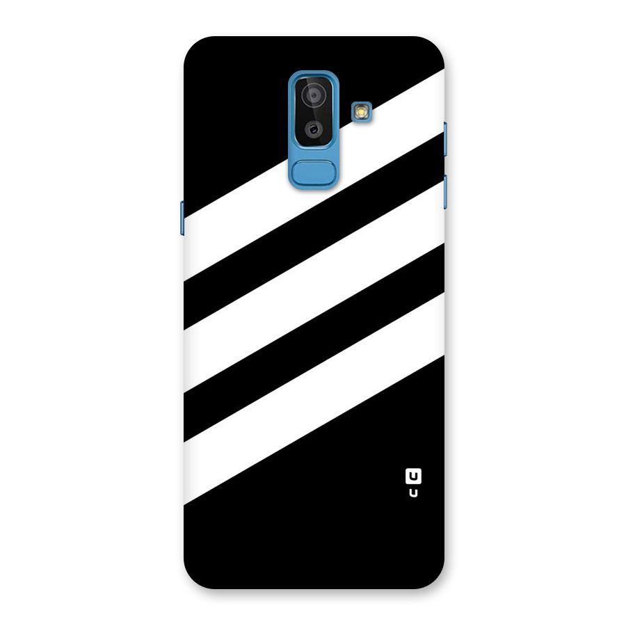 Diagonal Classic Stripes Back Case for Galaxy On8 (2018)