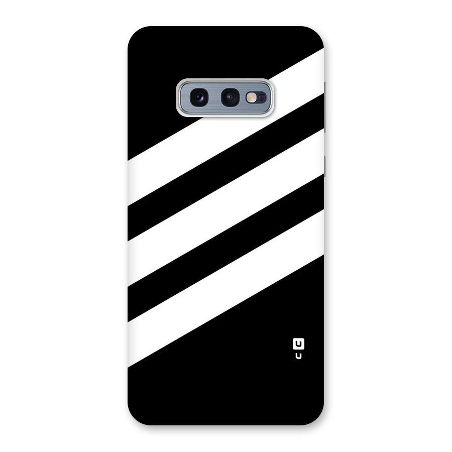 Diagonal Classic Stripes Back Case for Galaxy S10e