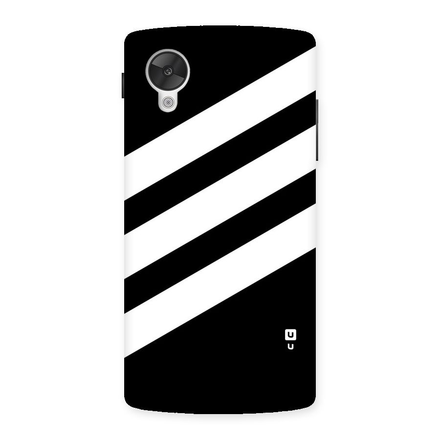 Diagonal Classic Stripes Back Case for Google Nexsus 5