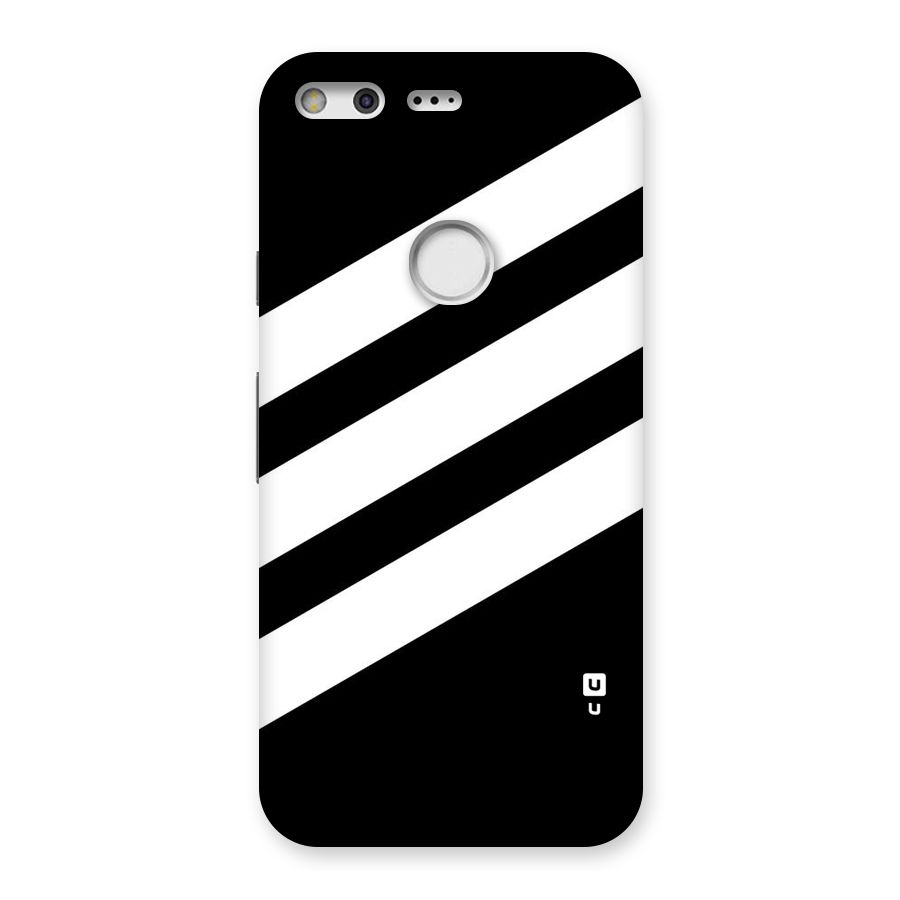 Diagonal Classic Stripes Back Case for Google Pixel