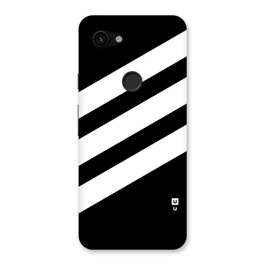 Diagonal Classic Stripes Back Case for Google Pixel 3a