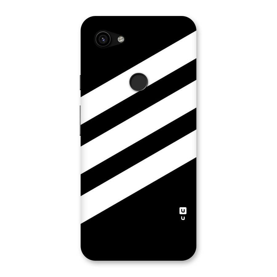 Diagonal Classic Stripes Back Case for Google Pixel 3a XL