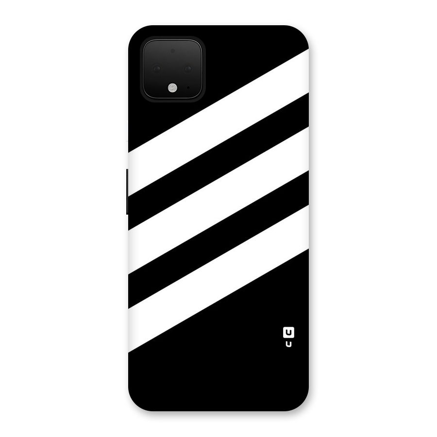 Diagonal Classic Stripes Back Case for Google Pixel 4 XL