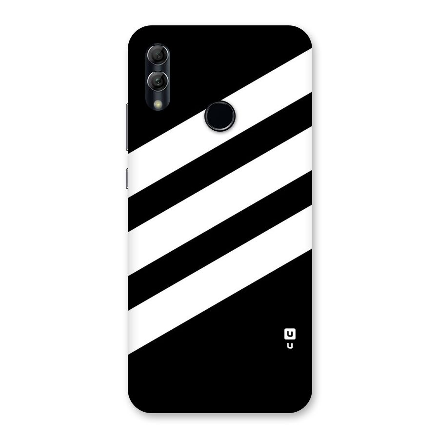 Diagonal Classic Stripes Back Case for Honor 10 Lite