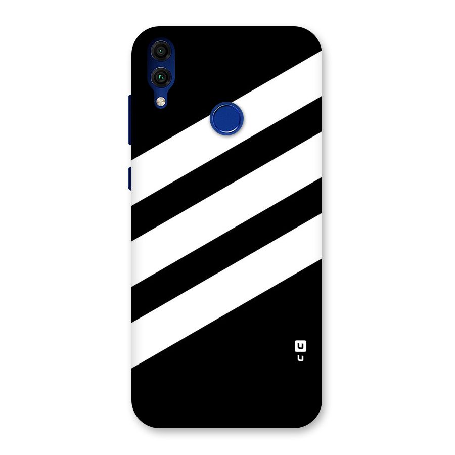 Diagonal Classic Stripes Back Case for Honor 8C