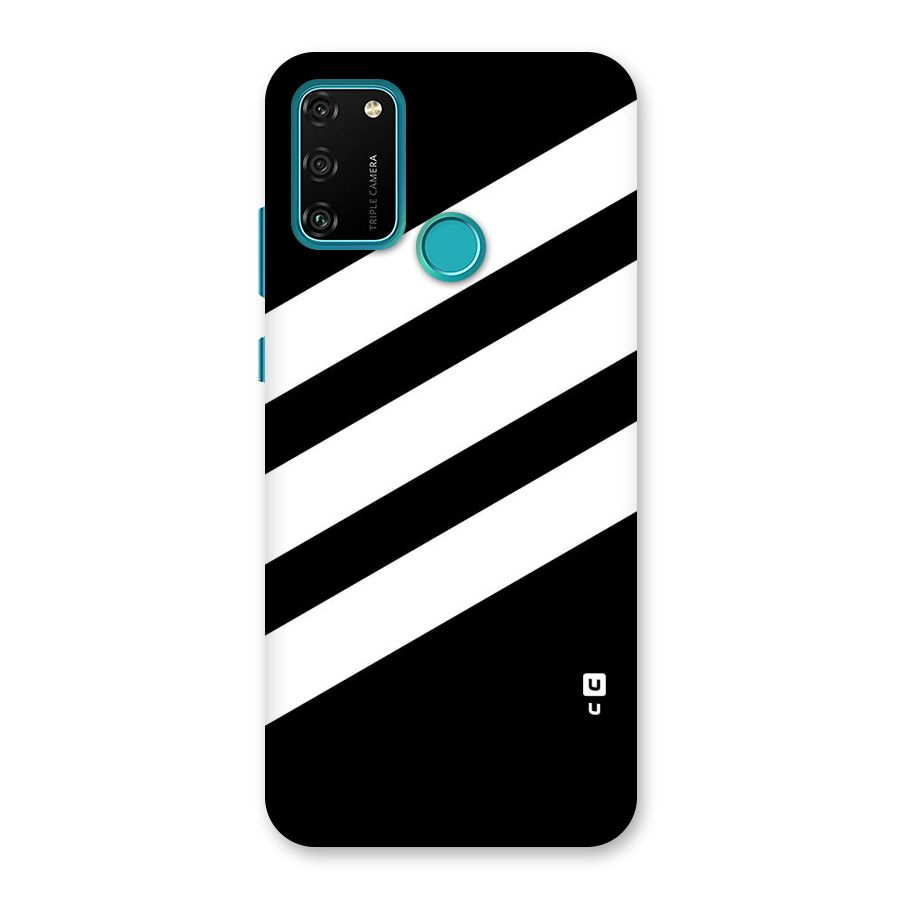 Diagonal Classic Stripes Back Case for Honor 9A