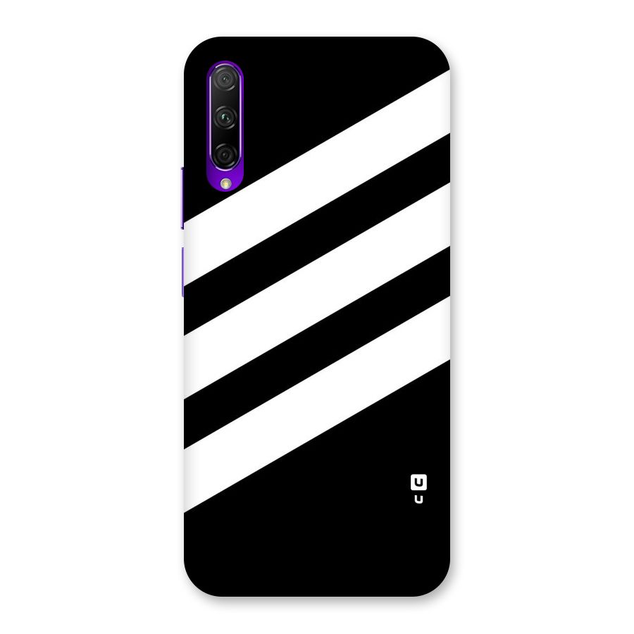 Diagonal Classic Stripes Back Case for Honor 9X Pro