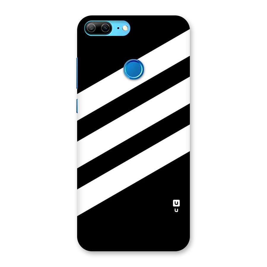Diagonal Classic Stripes Back Case for Honor 9 Lite