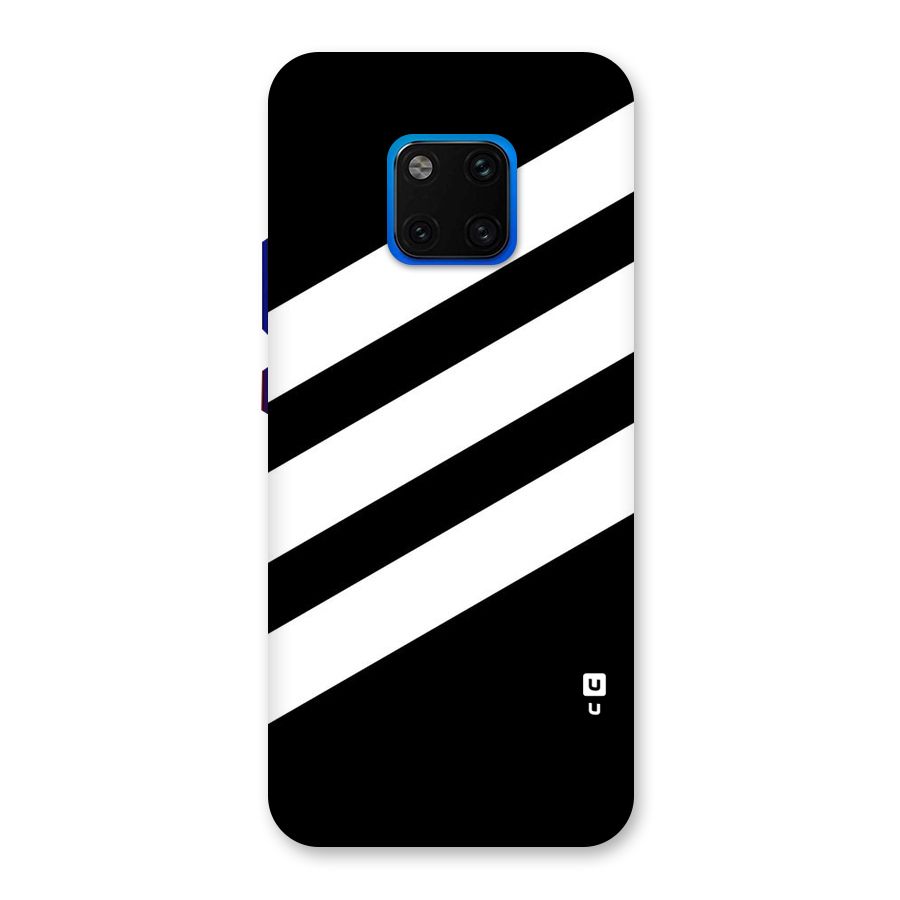 Diagonal Classic Stripes Back Case for Huawei Mate 20 Pro