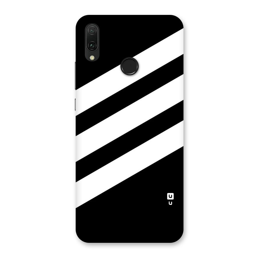 Diagonal Classic Stripes Back Case for Huawei Y9 (2019)