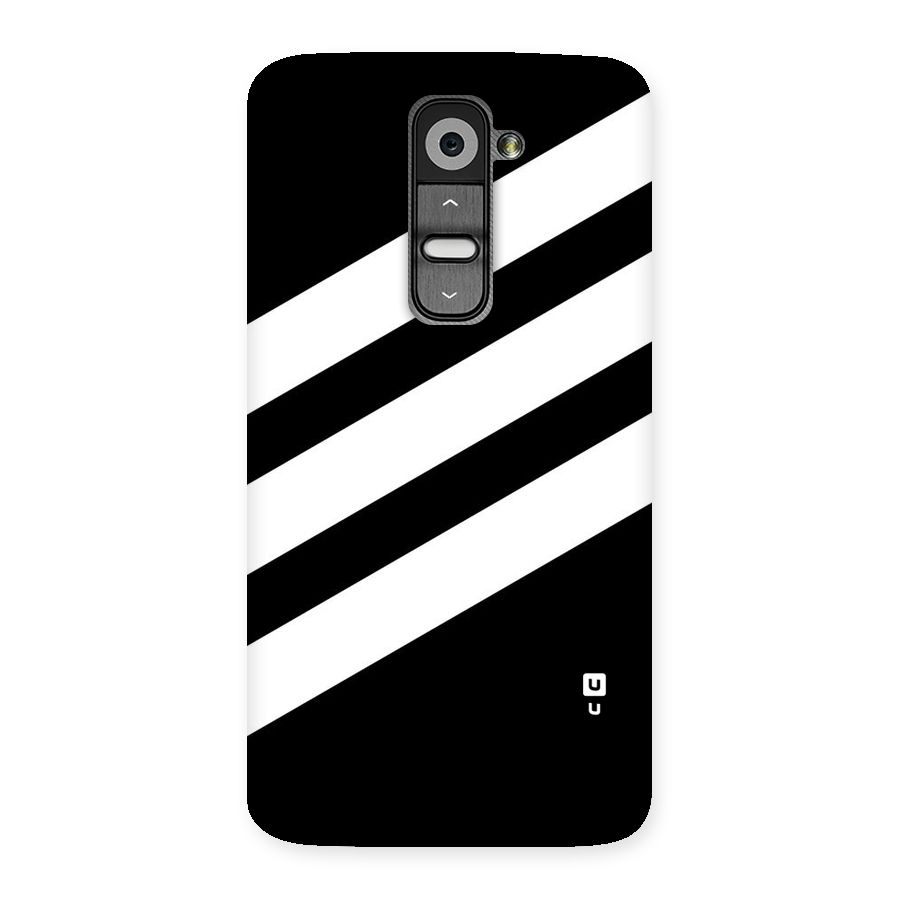 Diagonal Classic Stripes Back Case for LG G2